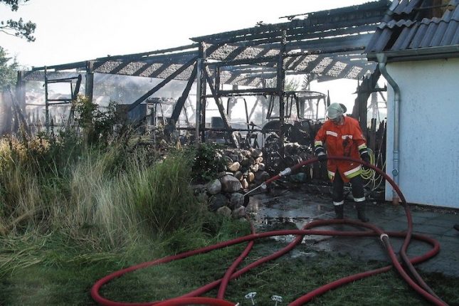 Schade na brand